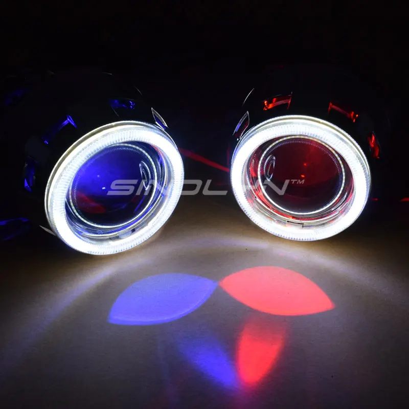 Глазки авто. Bi-Xenon Projector Lens Headlight. Дьявольские глазки LX Devil Eyes для биксеноновых линз 2,5 зеленый. SINOLYN RGB светодиодные ходовые огни «ангельские глазки». Led линзы SINOLYN.