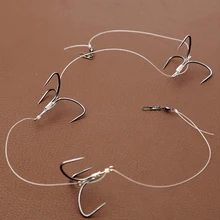 YeMuLang Лидер продаж! Высококачественные четырехв-1 рыболовные крючки из высокоуглеродистой стали тройные Крючки для рыбалки YG169