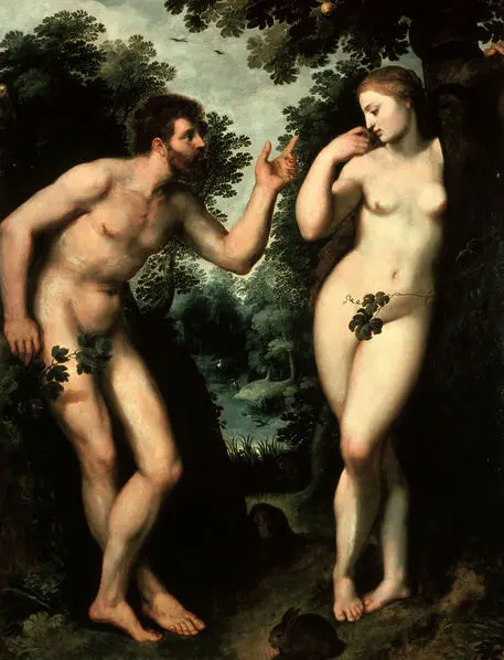 Adam And Eve by Peter Paul Rubens Handmade Oil Painting Reproduction on Canvas # 100% hand painted free shipping | Дом и сад