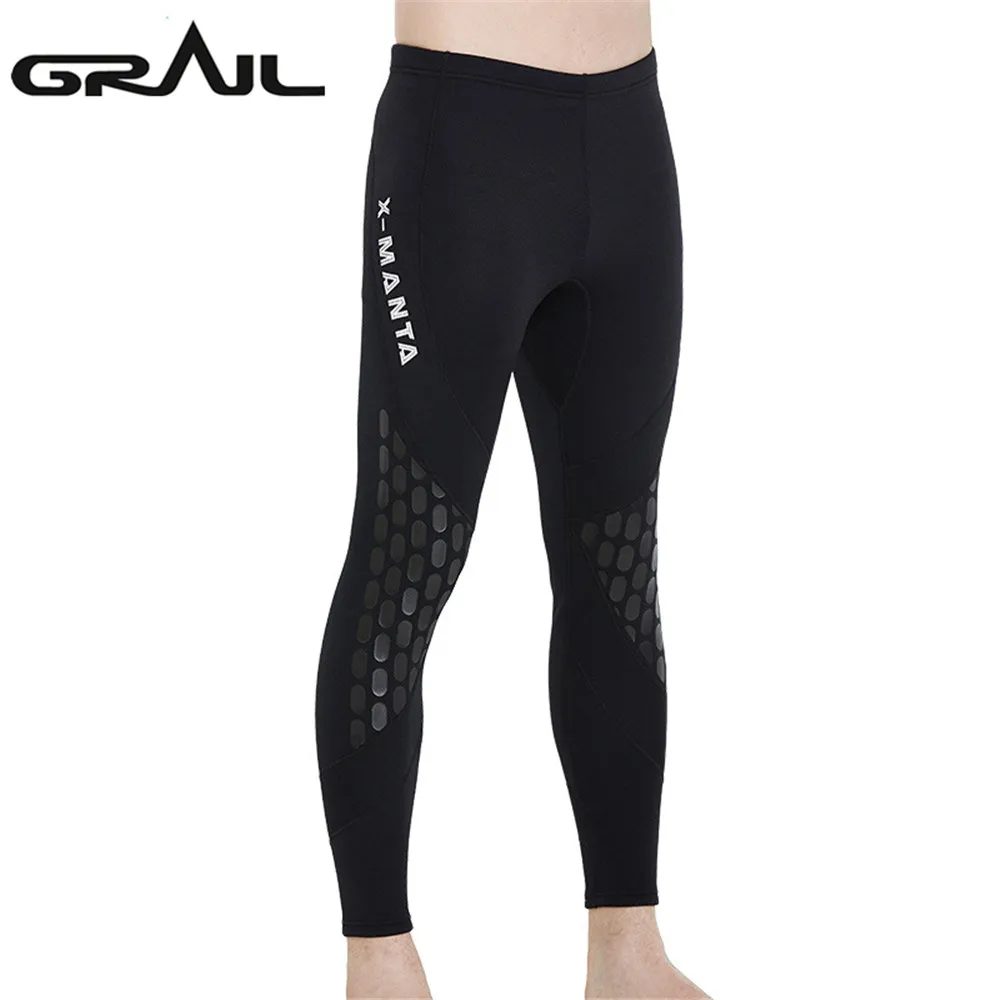1.5MM Neoprene Men Diving Wet Suit Pants Tight Diving Suit Trousers