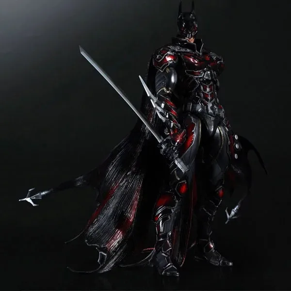 

HKXZM Movie Figure 26CM Batman Variant Red Vlack Limited Ver. Variable Batman PVC Action Figure Collectible Model Toy Gift