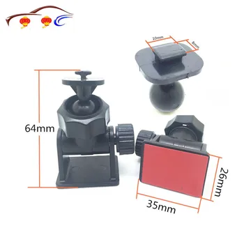 

Fast Drop Shipping Double-Sided Car Driving Recorder Mount DVR Bracket Screw Connector Rack DV GPS Camera Stand Holder