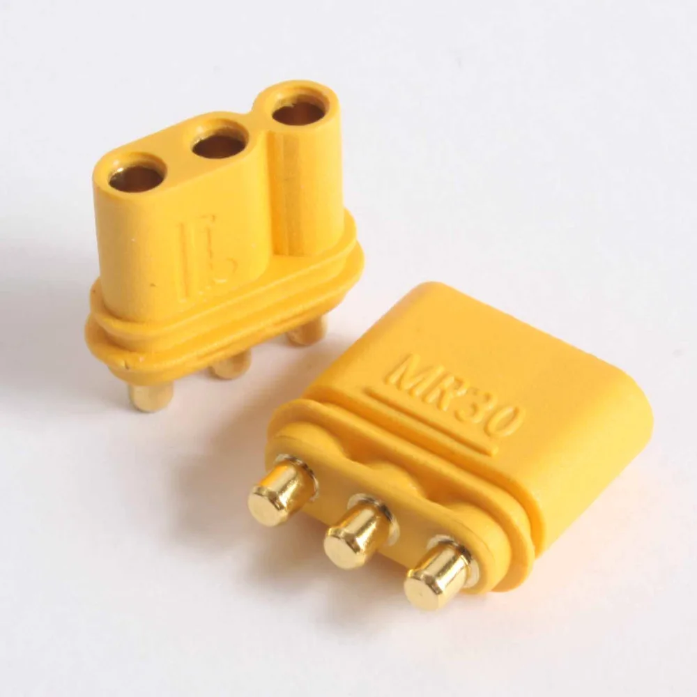Amass MR30PB Male Female Connector Plug for RC Airplane Multicopter 10