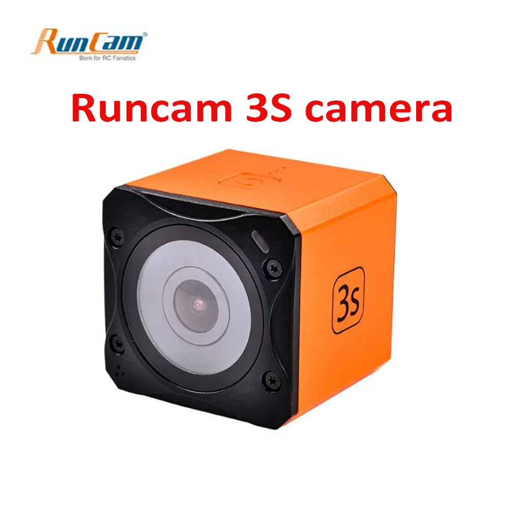 Runcam 3S NTSC / PAL переключаемый дизайн для гонок FPV с подключением к Wi Fi и сменной