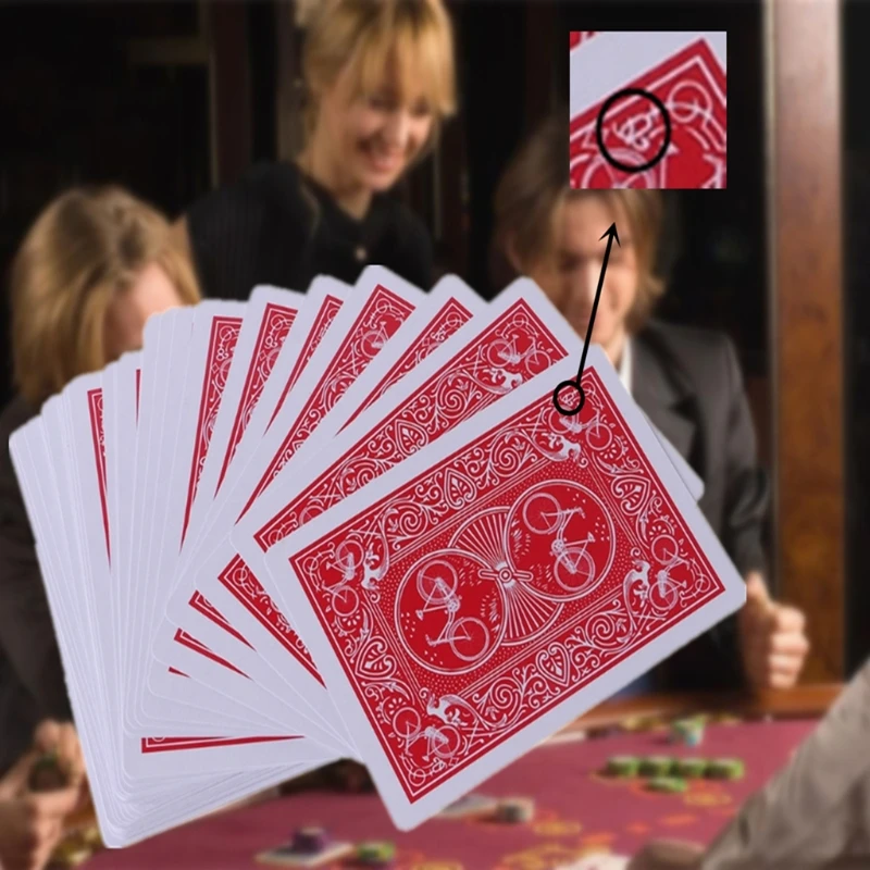 

New Secret Marked Poker Cards See Through Playing Cards Magic Toys Simple But Unexpected Magic Tricks Finger for Magic Tricks E