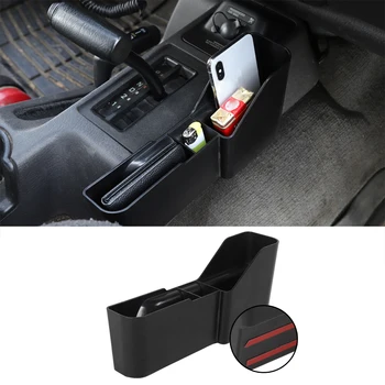 

for Jeep Wrangler TJ 1997-2006 Car Interior Accessories Gear Storage Box Organizer/Side Pocket Organizer ABS Black Car Stickers