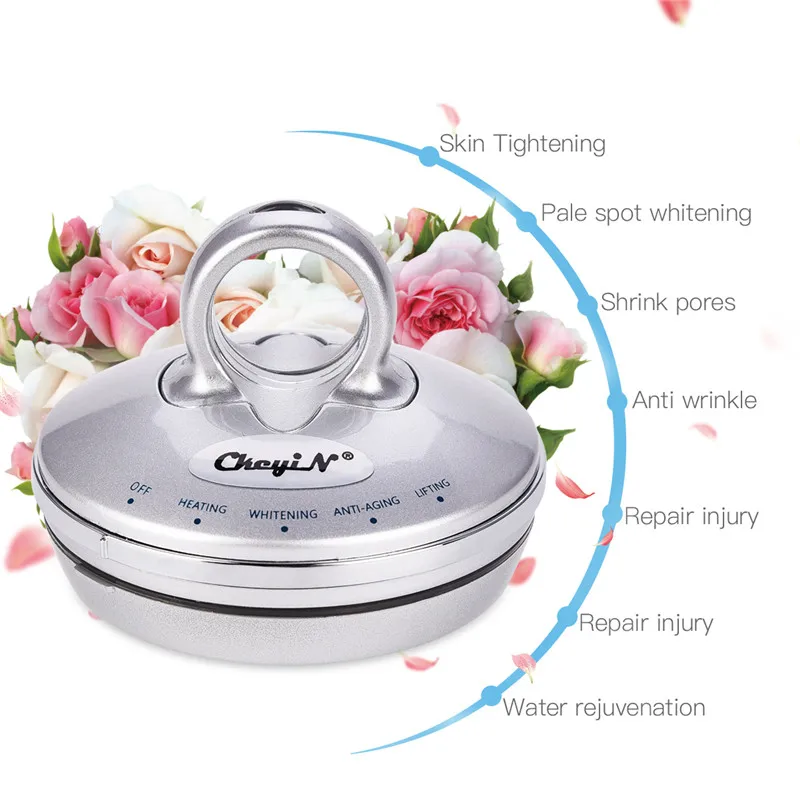 

4 in 1 Facial Massager Beauty Skin Care Rechargeable Vibration LED Light Collagen RF Facial Device Rejuvenation Equipment 45