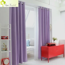Korean Physical blackout font b curtains b font for font b window b font Modern Light