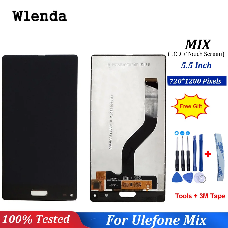 

For Ulefone MIX LCD Display Screen Part LCD Screen Digitizer Assembly Replacement Repair Spare Part for Ulefone Mix