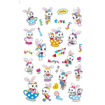 

DIY Rabbits Stickers Planner Memo Diary Album Phone Book Stickers Scrapbook Stationery Kids Toy 20pcs