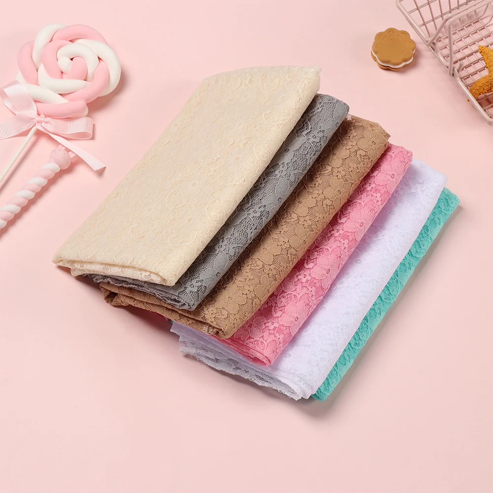 

Soft Receiving Blankets Baby Kids Stretch Knit Wrap Newborn Photography Wraps Props Baby Kids Swaddle With Baby Headband
