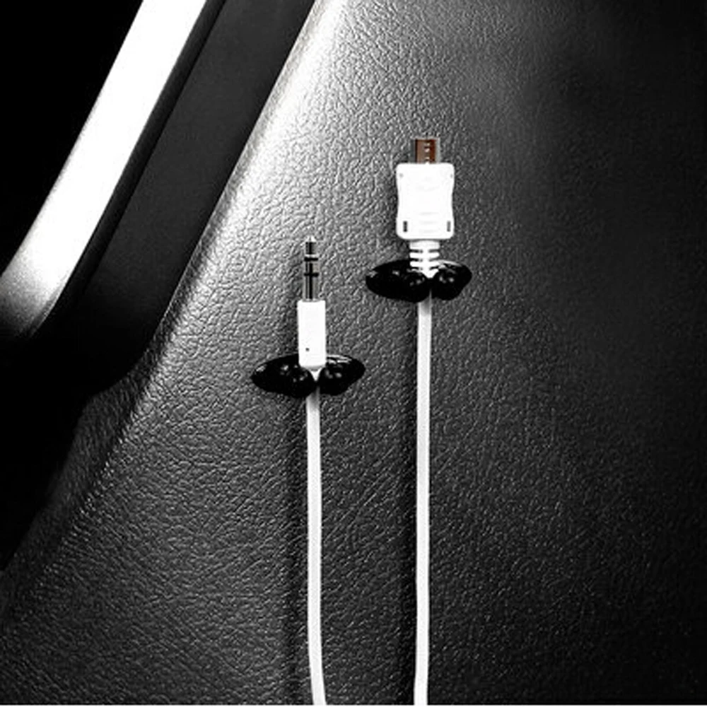 8 шт. автомобильное зарядное устройство зажим для наушников/USB кабель автомобильный зажим для Renault kapptur Koleos Megane широта Kadjar Kwid Clio Twingo