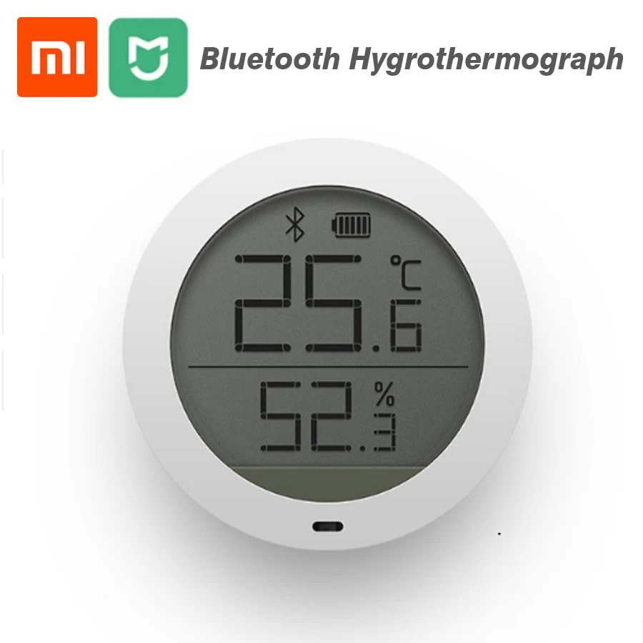 Оригинальный умный датчик температуры и влажности Xiaomi Mijia с Bluetooth цифровой