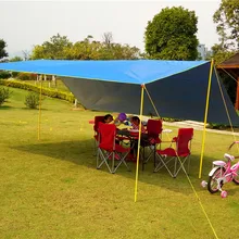 5*4,5 м супер большой размер дизайн швы с ленточным покрытием брезент/беседка/солнцезащитный тент палатка/тент без полюсов