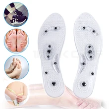 Магнитные массажные стельки для похудения тела стельки для обуви Уход за ногами обувь для акупунктуры Массажный Гель для ног стельки