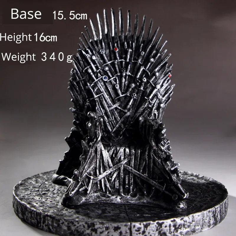 Game of Thrones Iron Throne pvc model Figure with base Toy chair Collection toy gift for boy friend kids adult Game of Thrones Iron Throne pvc model Figure with base Toy chair Collection toy gift for boy friend kids adult