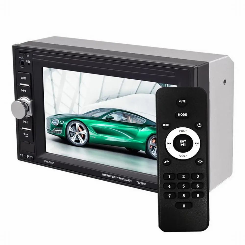 6,2 дюймов 2 din сенсорный экран mirrori link MP3 MP4 MP5 FM Aux в Bluetooth стерео MP5 плеер 9 языков Автомагнитола