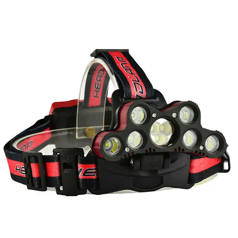 45000 LM 9X XM-L T6 led flashlight rechargeable Headlamp Headlight Travel Head Torch fanatic,use 18650 Battery #4S19 (16)