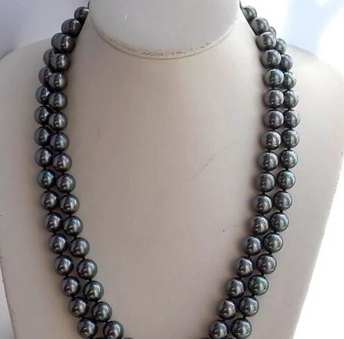 

ddh0028068 long 50" 12mm peacock black south sea pearl necklace 28% Discount