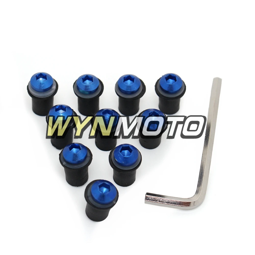

Fairing Kits Windscreen Bolts Mounting Nut Screws Washers For Yamaha FJR1300 2001-2011 Windshield Bolts Hardware Installatation