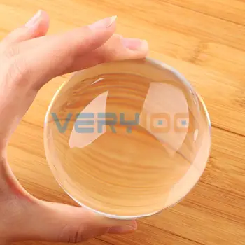 

New 80mm(3.14") Paperweight Half Sphere Ball MAGNIFYING Glass Clear K9 Crystal