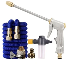 Water Gun Garden Hose Nozzle Water Spray Adjustable High Pressure Power Washer For Plant Flower Household Cleaning Car Washer Water Gun Garden Hose Nozzle Water Spray Adjustable High Pressure Power Washer For Plant Flower Household Cleaning Car Washer