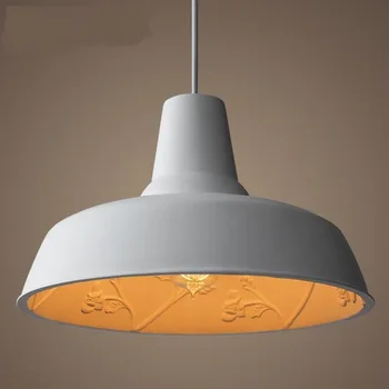 

Designer lights Pendant Lights minimalist art restaurant creative American style retro industrial wind plaster LU809189