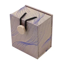 Подарочные коробки обручальное кольцо на заказ носитель Подарочная коробочка Персонализированная деревенская Свадебная деревянная коробочка для колец Держатель