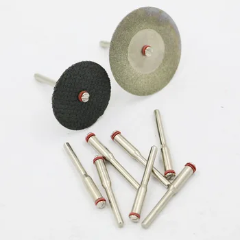 

5pcs! Diamond Wheel Small Cut Post Iron Fixed Connector for Rod Dremel Rotary Cutting Tool Power Tool Accessories replace