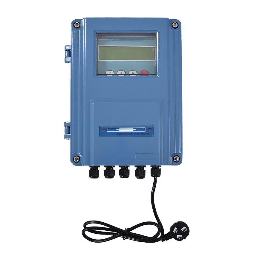 

Professional Ultrasonic Flowmeter Wall-mount TDS-100F Transducer DN15mm-6000mm LED Digital Ultrasonic Liquid Water Flow Meter