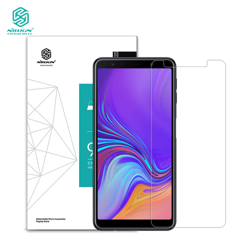 

Nillkin glass for Samsung Galaxy A7 2018 0.3mm explosion-proof screen protector tempered glass film for Samsung A7 2018 6"