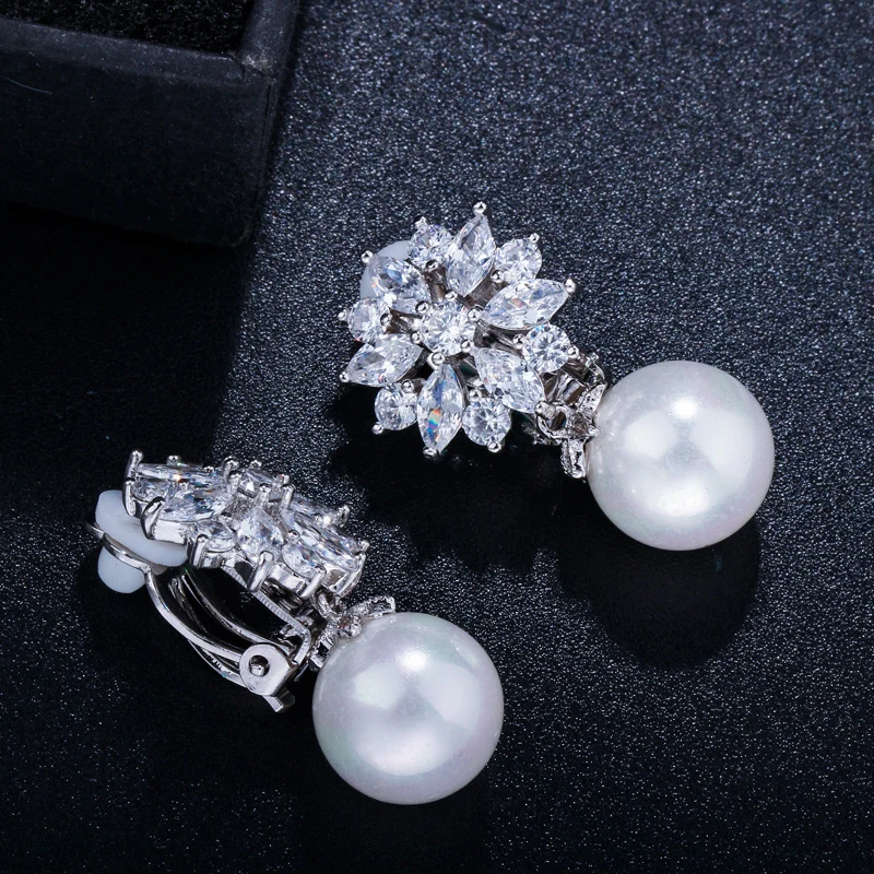 Pearl Clip Earrings3