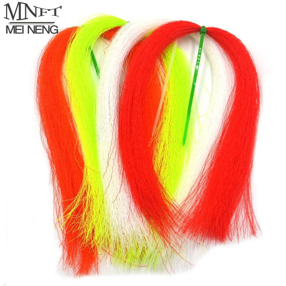 MNFT 12Packs Crimped Nylon Fly Fishing Fiber for Streamer Fly Tying Lure Dressing