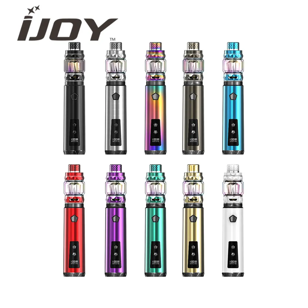 

Original IJOY Saber 100 20700 VW Kit 100W Saber 100 Kit with Diamond Subohm Tank 5.5ml & DM-MESH Mesh Coil E-cig Saber Pen Kit