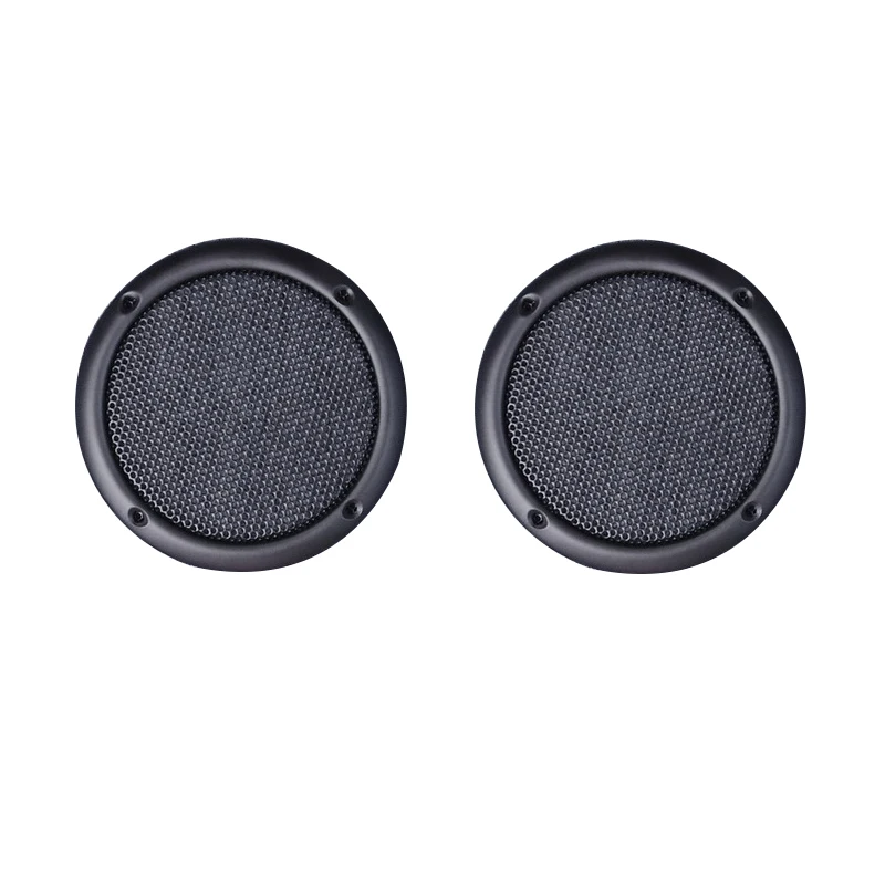 TONLEN 2PCS 3 inch Speaker Grill Mesh Black Speaker Protective Grill Iron Mesh DIY Decorativein