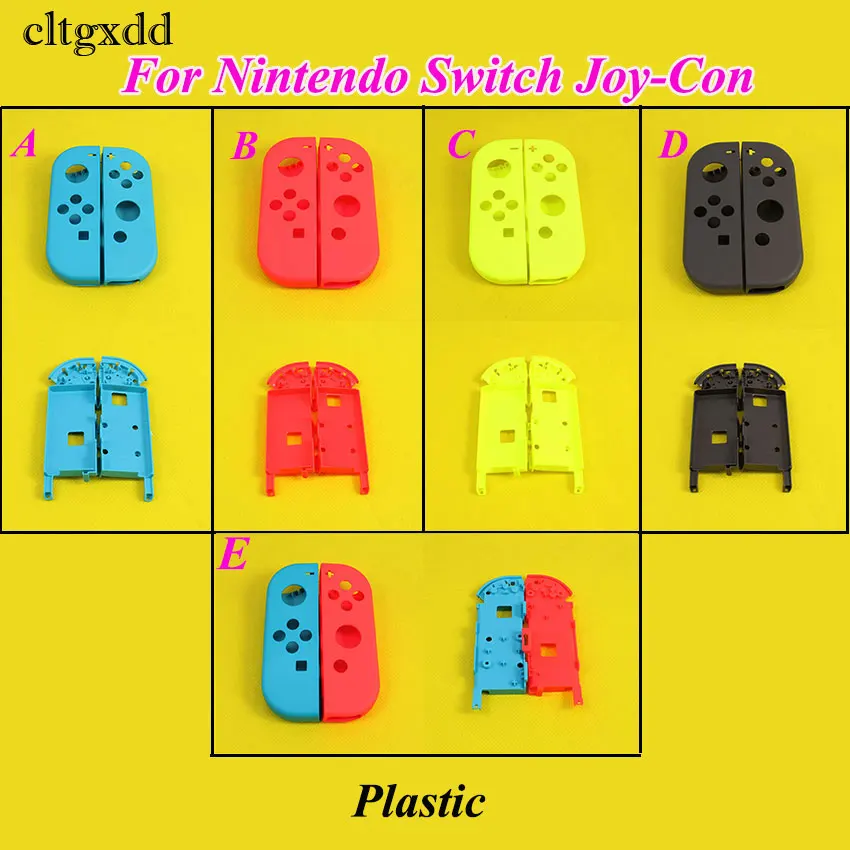 

cltgxdd Plastic Housing Hard Shell Skin Case for Nintendo Switch Joy-Con Controller Middle Frame Faceplate Cover for NS Joy-Con