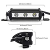 Plastic Car styling 4'' 9W 3LED Work Light Bar 12V DRL LED Car Work Light Bar Spotlight  Runnig Lights For Offroad ATV SUV ► Photo 3/6