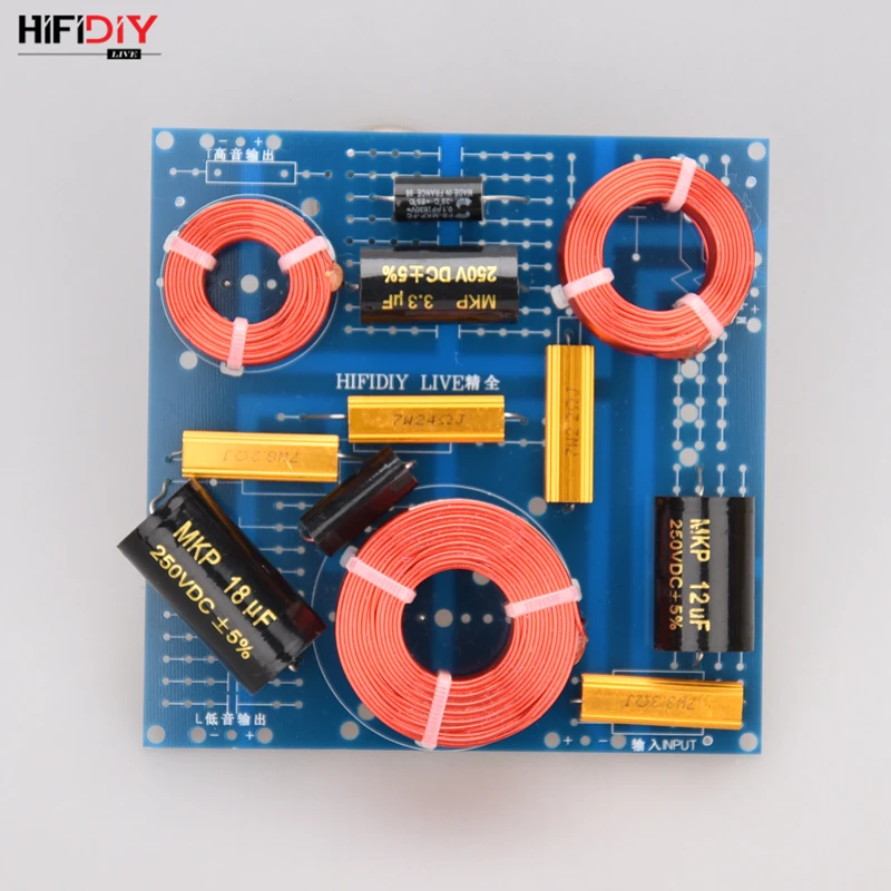 HIFIDIY LIVE DIY high-end Hi-Fi 3Way 3 динамик(твитер+ Средний+ бас) динамик s аудио кроссовер с делителем частоты фильтры US-385