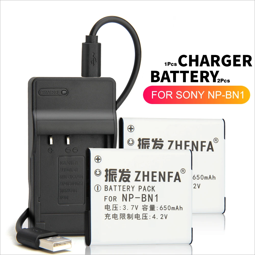 2 шт. NP BN1 батарея + зарядное устройство для камеры Sony DSC TX5 TX7 TX9 T99 WX9 WX5 WX7 WX100 WX150 WX220 W320