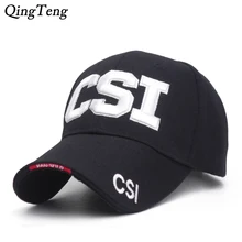 Новинка Csi, армейская тактическая мужская Кепка, уличная стильная бейсбольная кепка с вышитыми буквами, мужская повседневная Кепка Snapback, Кепка для папы