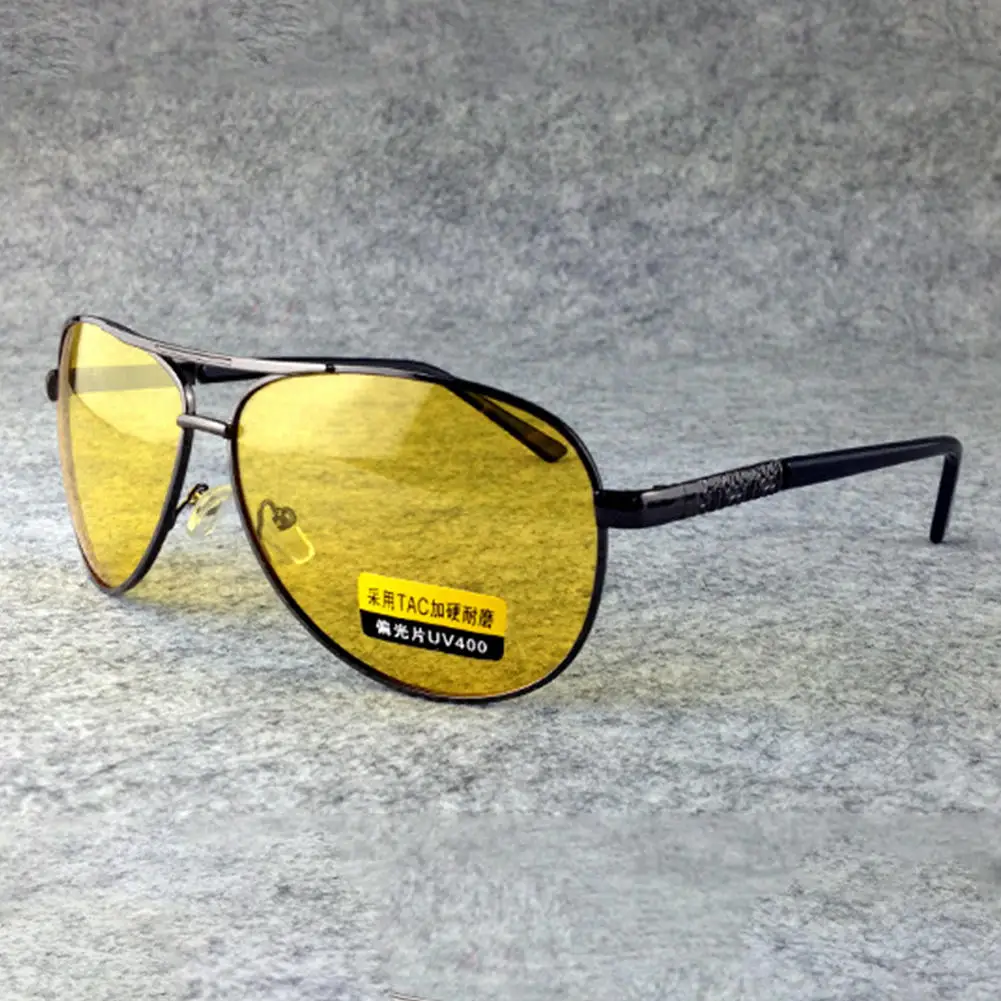 

Polarized Sunglasses Men Women Night Vision Driving Glasses Goggles Driver Yellow Sun Glasses UV400