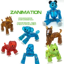 1 pcs random color Stikbot ROBOT ANIMATION Single Figures Kid toy Different Color ANIMATION studio