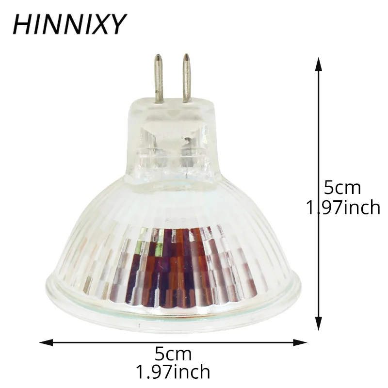 Hinnixy 10 шт./лот с регулируемой яркостью MR16 GU5.3 Галогеновый свет пятна лампы 12 В 20 Вт