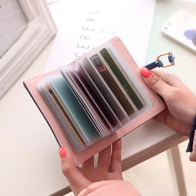 

2018 Fashion Women Short PU Leather Female Wallet Card Holder Coin Money Bag