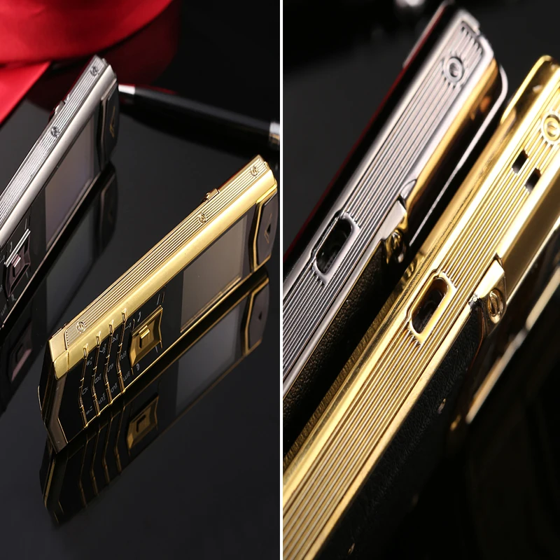 2G GSM Luxury Bar Feature Cellphone Russian Key
