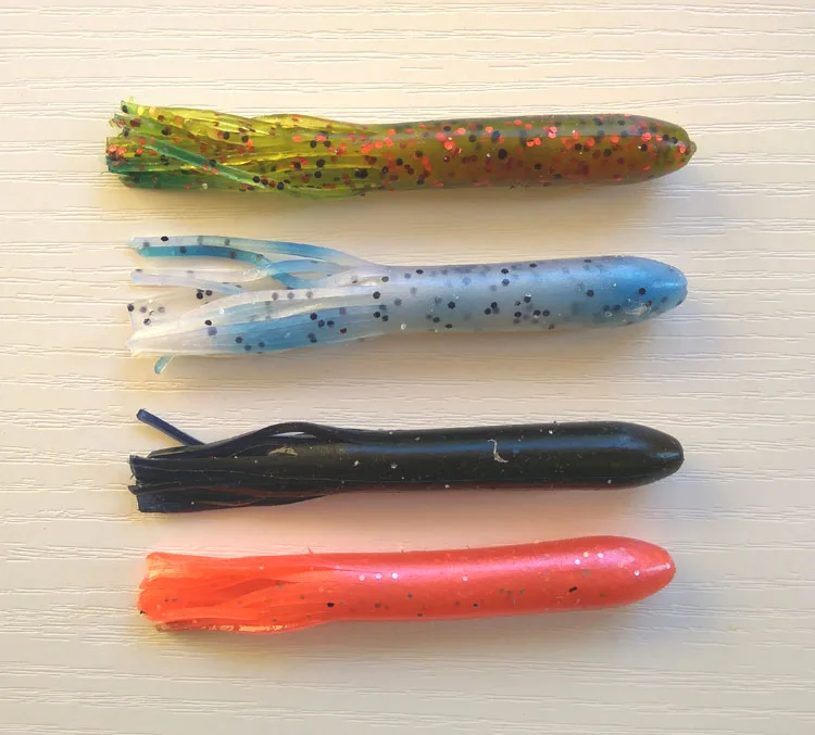 20pcs 9cm/5g Soft tube lure Soft fishing lure Soft tube lure mixed