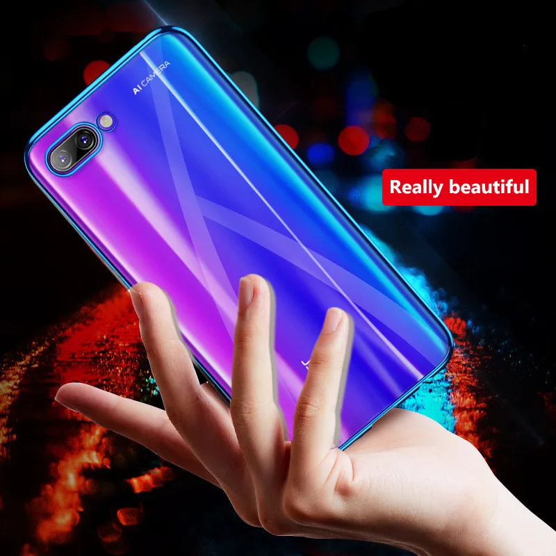 Позолоченный Мягкий силиконовый чехол из ТПУ для Huawei V9 V10 Mate 8 9 10 портативный