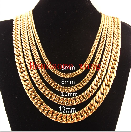 Curb Cuban Link rantai Kalung 