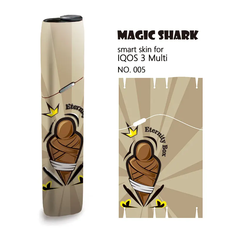 Защитная пленка Magic Shark Tombstone Zombie Ghost клейкая для IQOS 3 многослойный Чехол из ПВХ