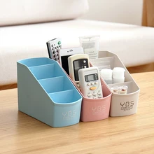 Multifuncional de gran capacidad Maquillaje Cosmético Caja de Almacenamiento de Contenedores Bolsa de tocador Maquillaje Cosmético de Escritorio Organizador de control remoto